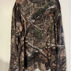 Habitat Men's Woodland Camo Long Sleeve Shirt
